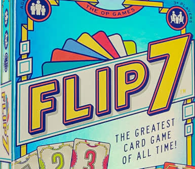 Flip 7, The Ultimate Blend of Press Your Luck and Strategy, Fast-Paced Addictive Card Game, Quick to Learn and Easy to Teach, Perfect for Game Nights, 3+ Players, Ages 8 & Up, 20 Minutes Play Time